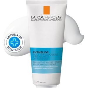 La Roche Posay Sensitive After-Sun-Milch für empfindliche Haut, Intensive Feuchtigkeit, Mit Panthenol, Thermalwasser und Glycerin, Anthelios Post UV, 200 ml