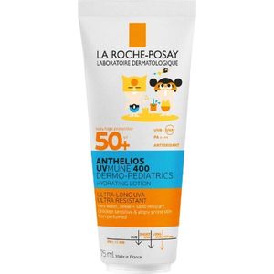 La Roche-Posay Anthelios Kind Hydraterende Zonnebrandmelk UVMUNE SPF50+ ECO-tube - voor Gezicht en Lichaam - Geschikt voor een Gevoelige Kinderhuid - 75ml