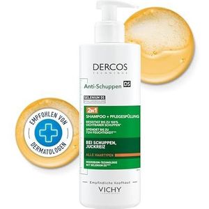 Vichy Dercos Technique 2in1 Anti-roos Shampoo + Conditioner - Alle haartypes - Roos en Jeuk - 390ml