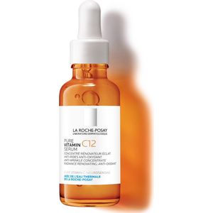 La Roche Posay Pure Vitamin C12 Serum, Anti-Aging-Pflege mit 12 % Vitamin C, Regenerierende Anti-Falten-Gesichtspflege, Straffend, aufhellend und antioxidativ, Gegen Pigmentflecken, 30 ml