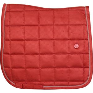 Equithème Zadeldek Suède Rood - Rood - dressuur Paard