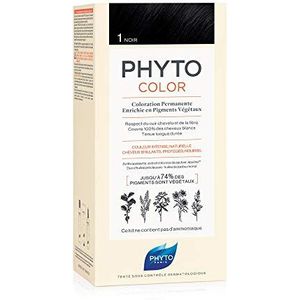 Phyto Color Haarkleuring zonder Ammoniak Tint 1 Noir 1 st
