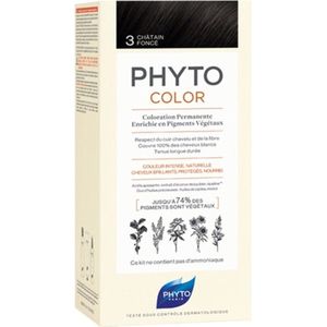 Phyto Paris - Phytocolor Permanente Haarkleuring - Bruin #3