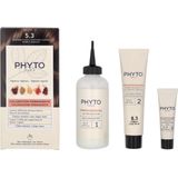 Phyto Color - Haarkleuring - Licht Goudbruin - Zonder Ammoniak - 1 st