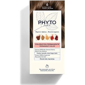 Phyto Color Haarkleuring zonder Ammoniak Tint 6 Dark Blonde 1 st
