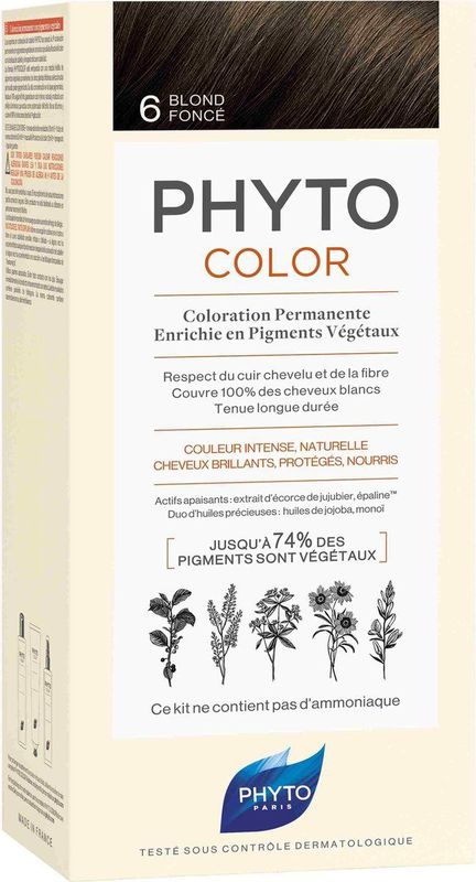 Phyto Paris Phytocolor Blonde Fonce #6 1 Stuks