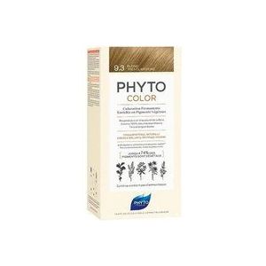 Phyto Color Kit 9.3 lichtblond, goudkleurig, permanent zonder ammoniak, 100% dekking voor wit haar