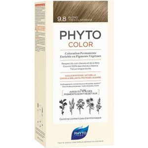 Phyto Color Haarkleuring zonder Ammoniak Tint 9.8 Blond Clair Beige 1 st