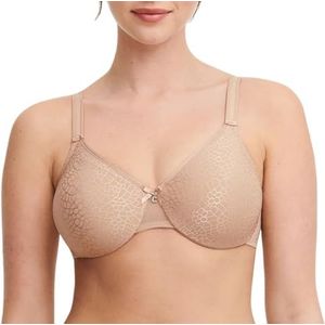 Chantelle C MAGNIFIQUE, Soutien-gorge Très Enveloppant Moulé à Armatures, Lingerie invisible Femme, Nude, 85G