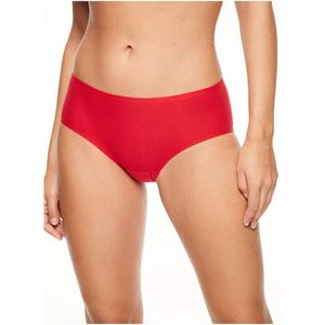 Chantelle naadloze short - Soft Strech - Shorty - Dames hipster naadloos - Katoenen kruisje - Rood