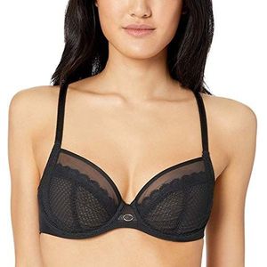 Chantelle Vrouwen Parijse Allure ongevoerd Plunge BH volledige dekking, Zwart, 90B