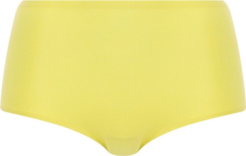 Chantelle - Soft Stretch - High Waist Slip - Geel - Hoge Maxi Slip - Naadloos Design