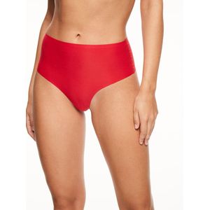 Chantelle naadloze taille string Soft Stretch High waist dames string Invisible Onzichtbaar Rood