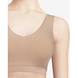 Chantelle Bralette top met vulling Soft Stretch Padded top beige