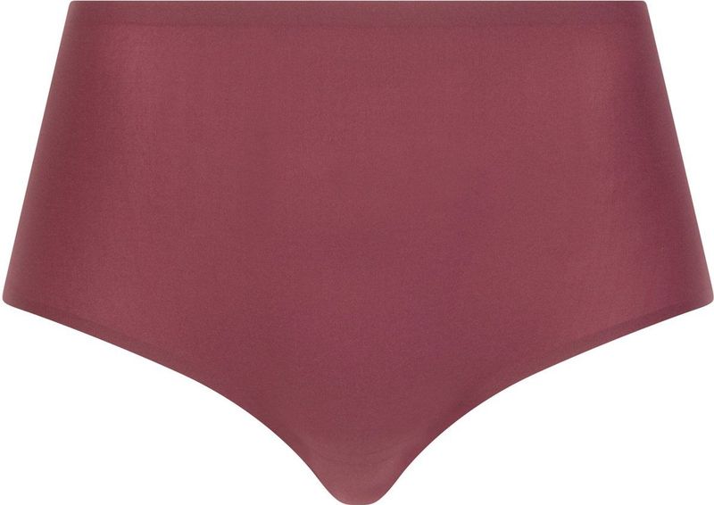 Chantelle - Soft Stretch - High Waist Slip - Bordeaux - Hoge Maxi Slip