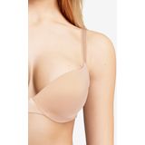 Chantelle - Essential Extra - Push Up BH - Huidskleur - 75% Polyamide, 25% Elastaan, Naadloze Afwerking
