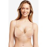 Chantelle - Essential Extra - Push Up BH - Huidskleur - 75% Polyamide, 25% Elastaan, Naadloze Afwerking