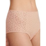 Chantelle - Norah - Slip - Beige - Gebloemd Kant - Hoge Taille