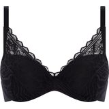 Chantelle Beugel BH Floral Touch Kanten stevige bh met goede ondersteuning Full cup  Zwart