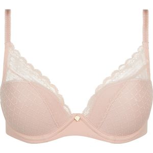 Chantelle - Norah Chic - Plunge T-Shirt Bh - SOFT PINK -