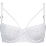 Chantelle - Monogram - Balconnet-bh - Wit - Borduursels en Tule