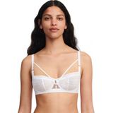 Chantelle - Monogram - Balconnet-bh - Wit - Borduursels en Tule