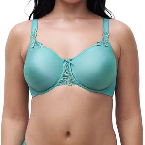 Omsluitend BH Hedona CHANTELLE. Polyamide materiaal. Maten 95D FR - 80D EU. Blauw kleur
