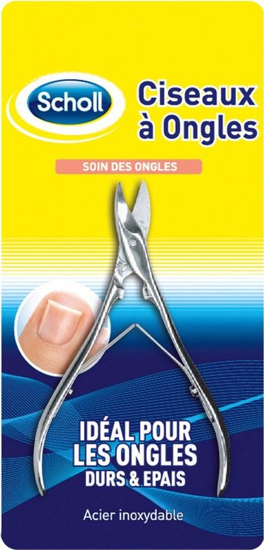 Scholl - Ciseaux à Ongles - Acier Inoxydable - Ergonomisch Ontwerp