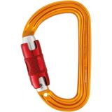 Petzl, Sm'D, Karabiner Met Vergrendelingsring, Geel, U, Unisex-Volwassene