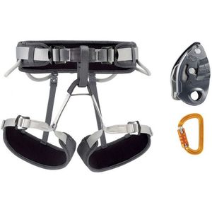 Petzl Kit Corax Grigri SMD Klimset (zwart/grijs)