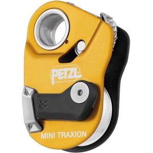 Petzl, Mini Traxion, Underworld En Compacte High -Performance Carruccole, Geel Zwart, U, Unisex Volwassen