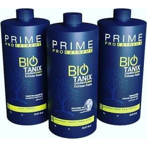 Praim bio tanix 2x1000ml + 600Ml keratine behandeling keratin Treatment(Original)