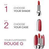 Guerlain - Rouge G - Satin Finish Lipstick 3.5 g N°45 - Orange Red