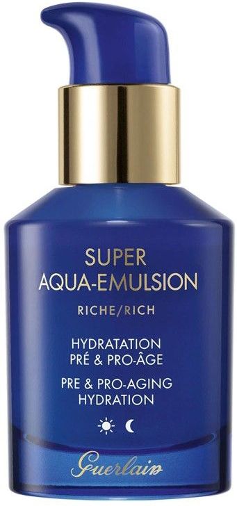 Guerlain 3346470615441 Unisex Super Aqua Emulsion Rich 50 ml, transparant, standaard, transparant, One Size