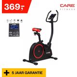 Care fitness® Hometrainer CV-385 - Met handige App - Antislip pedalen - Verschillende weerstanden - RPM meter - Met trainingsprogramma's - Hometrainer fitness - Cardio - Hometrainer - Cardio fiets - Sporten thuis - Fitness fiets - 5 jaar garantie