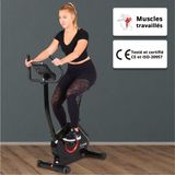 CARE FITNESS - Motorfiets CV-5560-16 Programma's - Magnetisch remmen, riemaandrijving - 16 weerstandsniveaus - Vlieggewicht 7 kg