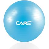 Care Fitness - Fitnessbal - ⌀65 Cm Blauw - Inclusief Pomp - PVC - Yoga/Pilates/Functional Fitness