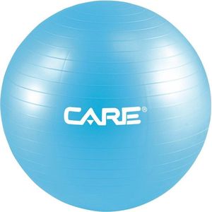 Care Fitness - Fitnessbal - ⌀65 Cm Blauw - Inclusief Pomp - PVC - Yoga/Pilates/Functional Fitness