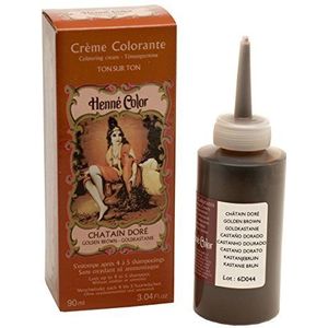 Henna Color - Creme Colorante - Charain Dore/Golden Brown/Goudkastanje
