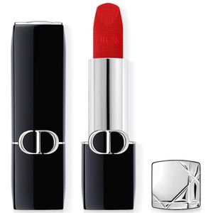 DIOR Lippen Lippenstift Langhoudend - Hydraterende Florale LipverzorgingRouge Dior Lipstick 999 velvet finish