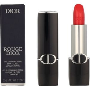 Dior - Rouge Satin 028 - Lippenstift - Rood - Satijnen Finish