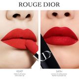 Dior - Rouge Satin 743 - Lippenstift - Rood - Satijnen Finish