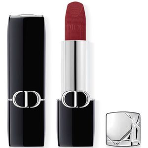 DIOR Lippen Lippenstift Langhoudend - Hydraterende Florale LipverzorgingRouge Dior Lipstick 909 Midnight velvet finish