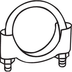 Bosal - U-Klem - Uitlaatklem - 60mm - 10 Stuks