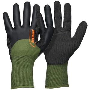 ROSTAING SARMENT handschoenen - paar beschermende handschoenen voor het snoeien en trekken van wijngaardenhout - ideale bescherming bij koud en nat weer - handschoenen voor de boomverzorging - kaki en