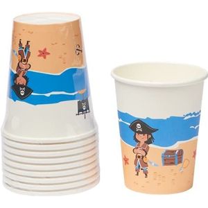 10 bekers van karton, 25 cl, mousselines