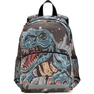 Blue Roar Dinosaurus Peuter Preschool Rugzak Boekentas Mini Schoudertas Schooltas voor Pre-K 3-7 Jaar Reizen Jongens Meisjes