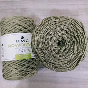 DMC - Eco Vita 4 | gerecycled katoengaren - etiket voor echte zaden om te planten | 250 g - 200 m