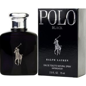 Ralph Lauren Eau de Toilette Polo Black, Glasflakon, Parfüm EDT, Herrenduft
