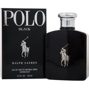 Ralph Lauren Eau de Toilette Polo Black, Glasflakon, Parfüm EDT, Herrenduft